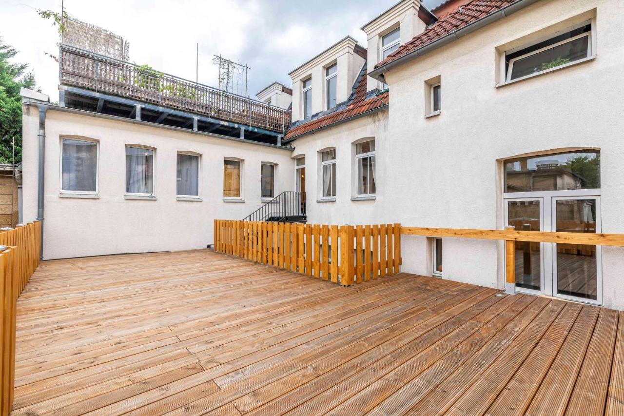 Grosser Terrassentraum In Klein Venedig Leipzig Ngoại thất bức ảnh