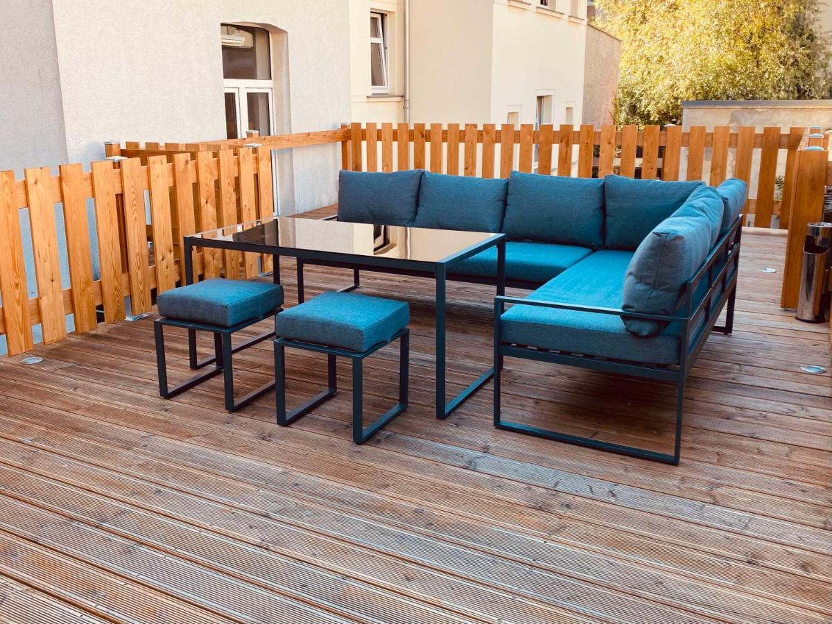 Grosser Terrassentraum In Klein Venedig Leipzig Ngoại thất bức ảnh